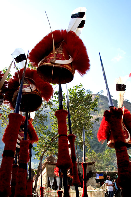  Yimchunger Naga headdresses